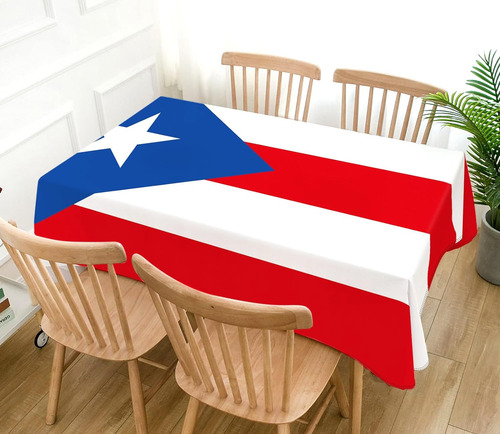 Mantel Puertorriqueño Para Decoración De Fiestas Temáticas D
