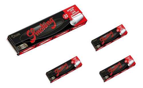 Combo 3 Cajas Rolling Papers Cueros Smoking Negro King Size