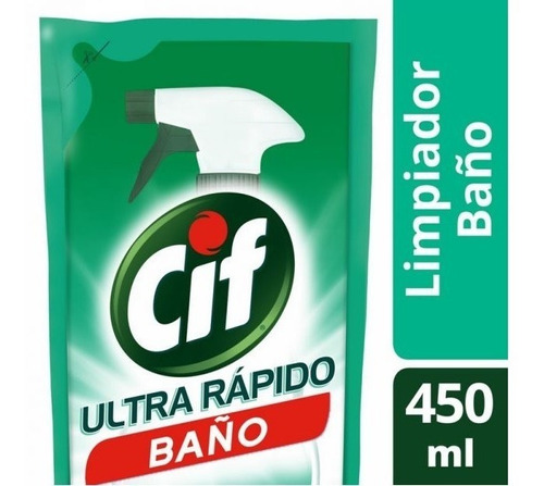 Limpiadr Líquido Cif Baño 450 Ml D/p - 3 Unidades