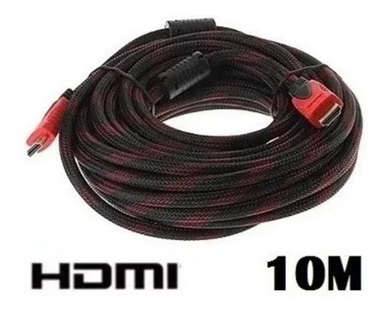 Imagen 4 de 4 de Cable Hdmi 4k Protegido Reforzado 10 Metros Full Hd