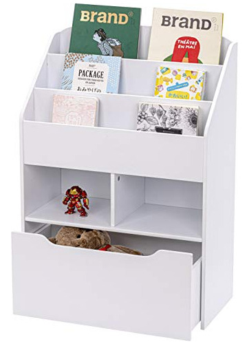  Kids Bookshelf And Toy Storage Organizer Kids Book Org...
