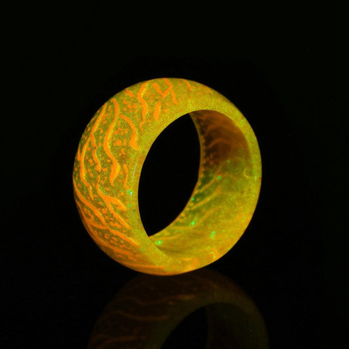 Anillo De Dedo Begetto, Anillo Luminoso Y Fluorescente Para