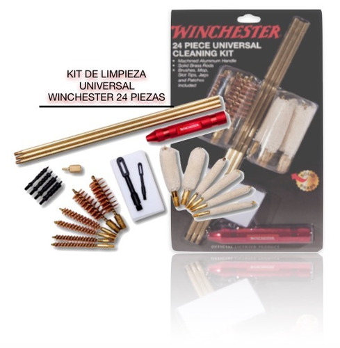 Kit Universal De Limpieza Winchester 24 Pizas Xtrm C