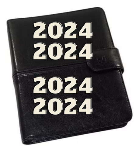 Agenda 2024 Mini Citanova  Carpeta Simil Cuero Semanal 