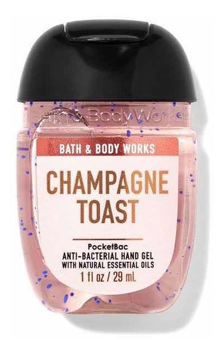 Bath And Body Works 1 Gel Antibacteriano Pocketbac Sanitizer Fragrância Champagne Toast