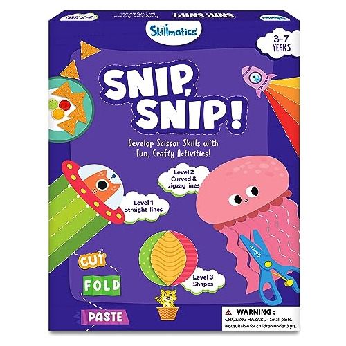 Art & Craft Activity Kit - Snip, Snip, Practice Scissor...