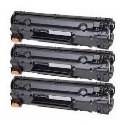 Imagem 4 de 10 de Kit 3x Toner 285a Compatível Ce285a 285 85a P-1109w 1102w
