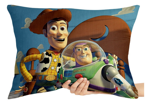 2 Capas Para Travesseiro Toy Story Woody Buzz Ligthear