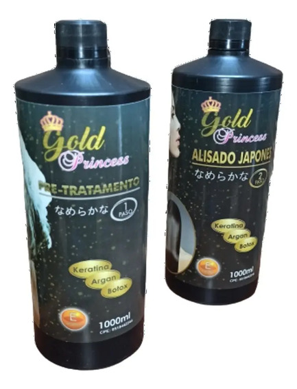 Alisado Japones 1 Litro Gold Princess | MercadoLibre