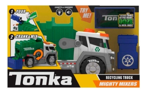 Carro Camión De Basura Reciclaje Tonka