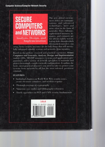 Secure Computers And Networks, Analysis, Design And Implemen