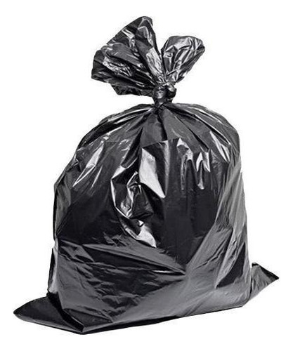Saco De Lixo 150 Litros 100 Un Preto Mega Reforçado