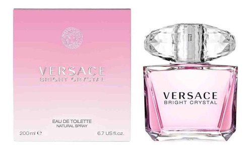 Versace Bright Crystal Eau De Toilette 200 ml Para Mujer