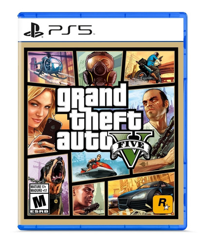 Gta V Grand Theft Auto 5 Formato Físico Ps5 Original