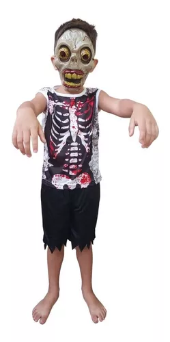 Fantasia Infantil Vampiro Meninos Halloween Carnaval