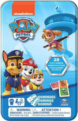 Domino Paw Patrol Spin Master 28 Piezas