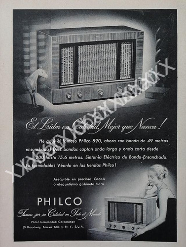 Cartel Retro Mini Cartel Radios Philco 890 1940s/291