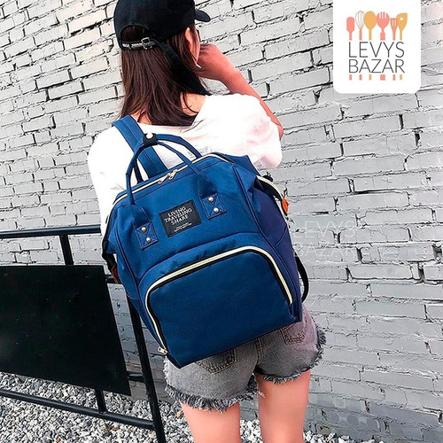 Imagen 8 de 10 de Mochila Maternal Impermeable Bolso Multifuncion Termica