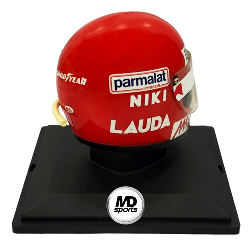 Casco Formula 1 Niki Lauda Scuderi Ferrari F1 1977 Spark 1:5