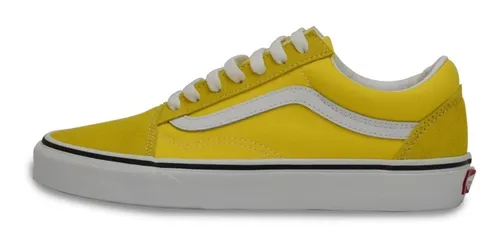 Tenis Vans Old Skool Unisex Amarillo bco 3wktca1