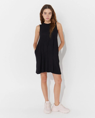 Imagen 1 de 6 de Vestido Lorey - Negro Mujer System