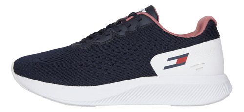 Zapatillas Sport Con Logo Mujer Tommy Hilfiger Azul