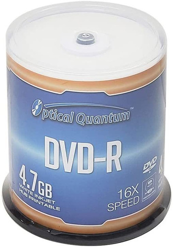 Dvd R   Gb X De  De Tinta Blanco Hub Imprimible Pk Impr...