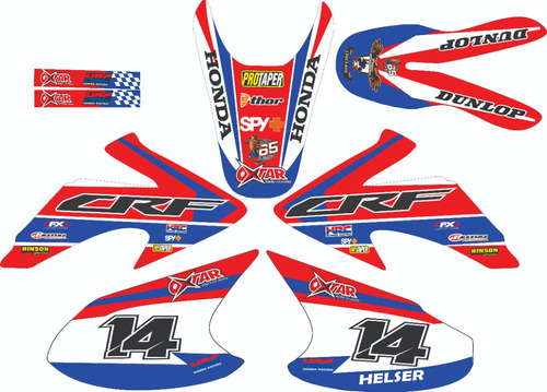 Calcos Para Honda Crf 450 X A