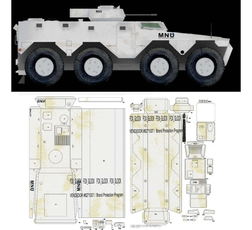 Mnu Apc (pelicula Districto 9) Escala 1.35 Papercraft