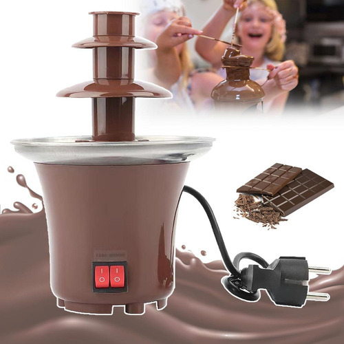 Máquina Fondue Chocolate Cascata Profissional Portátil 110v
