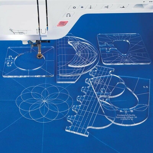 Moldes De Reglas Para Bordar De Máquina De Coser Doméstica 