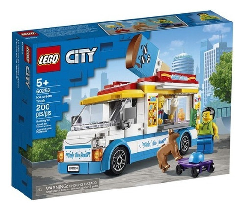 Camión Helado Lego City 60253, Juego De Construcción 200 Pzs