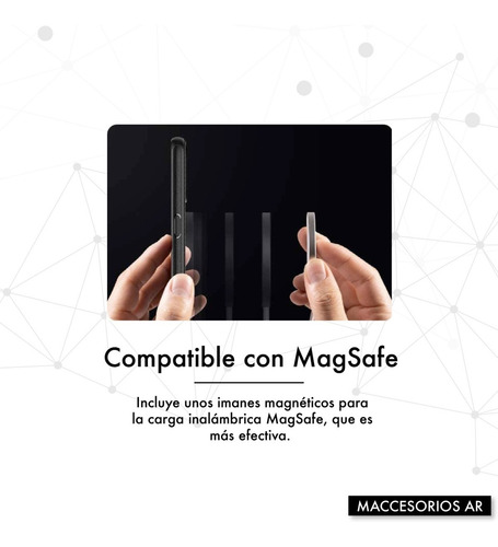 Imagen 5 de 10 de Funda Magsafe Silicona Compatible Con iPhone 12