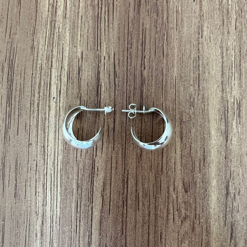 Imagen 4 de 10 de Arracadas De Plata Solida 925 Aretes Mujer Agalea