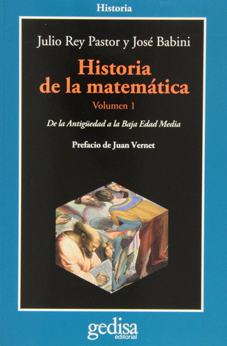 Historia De La Matemática Vol. 1