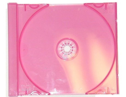 25 color Rosa Transparente Colored Replacement Cd Bandejas/i