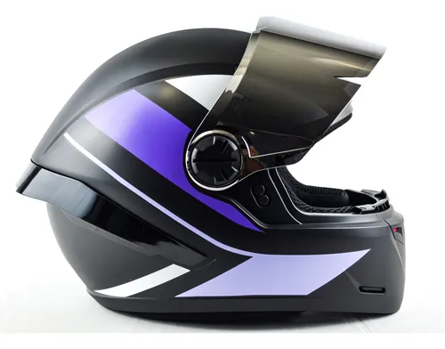 Cascos Con Visor De Color Dama Ich 501 Sp, Certificado Dot