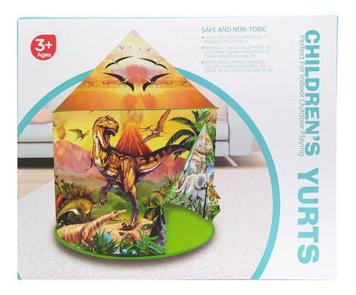 Tienda De Campaña Plegable De Dinosaurio 120 Cm Para Niños