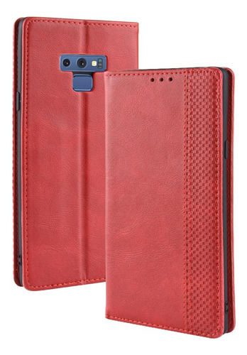 Funda Para Samsung Galaxy Note 9 Cierre Magnético Pu Cuero