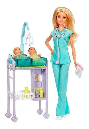 Barbie Doctora Pediatra Bebes 100% Original Mattel Envio Ya!