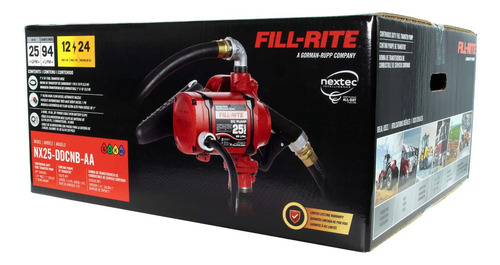 Bomba Combustible 25 Gpm Uso Continuo 12v Fill Rite - Nextec