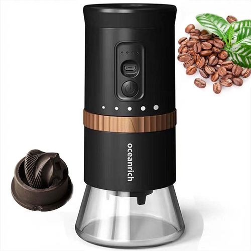 Electric Coffee Grinder Oceanrich G2, Portable Conical Cera.