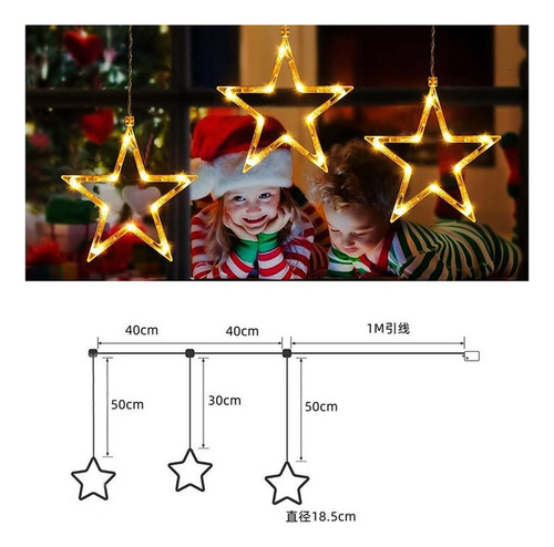 Lanternas Decorativas Com Luzes De Estrela Para Janela