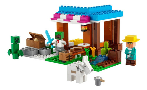 Kit De Construcción Lego Minecraft The Bakery 21184 Para Niñ