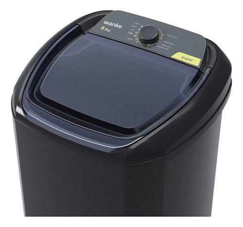 Máquina De Lavar Wanke 8,5kg Super Lwbe085t3 Preto 220v