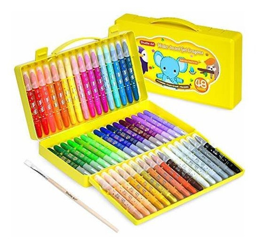 Crayones De Gel De 48 Colores Para Niños Pequeños Jue...
