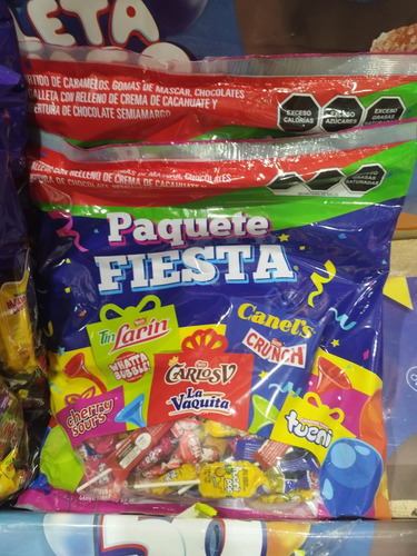 Nestle Paquete Fiesta Dulces Y Chocolates 1.5 Kg Posada Bolo