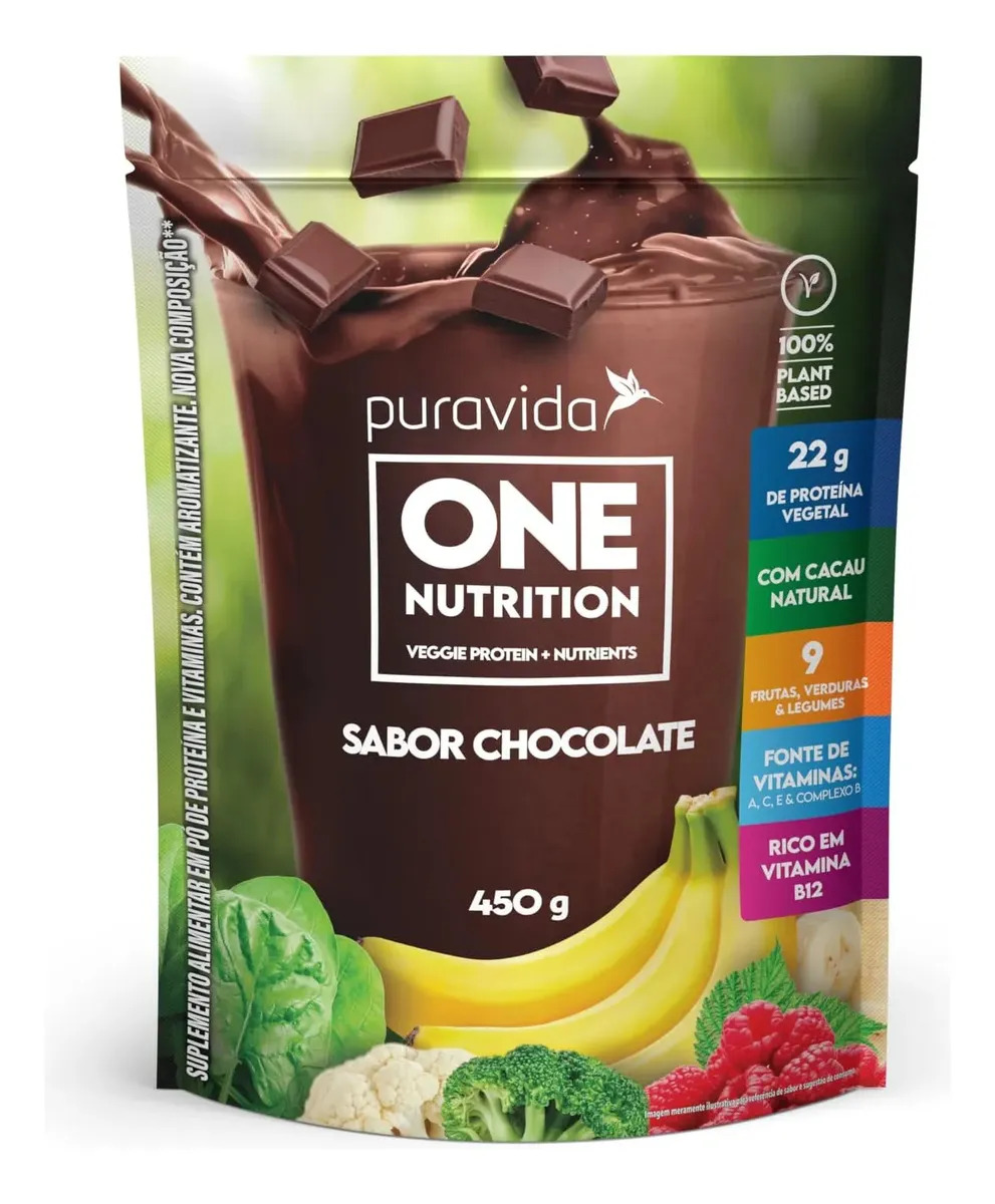 Puravida One Nutrition Vegan Chocolate 450g Chocolate