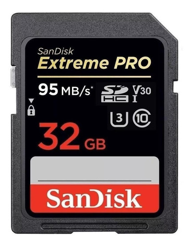 Tarjeta De Memoria Sandisk Sdsdxxg-032g-ancin  Extreme Pro 32gb