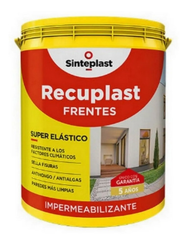 Recuplast Frentes Impermeabilizante X4 Litros